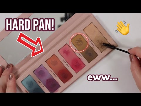 How I Get Rid of Hard Pan on my Makeup Products… *relaxing