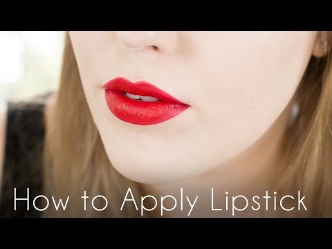 How to Apply Lipstick Tutorial