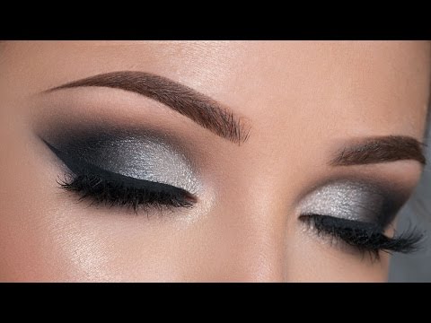 Night Out Makeup Tutorial | Black & Silver Smokey Eye