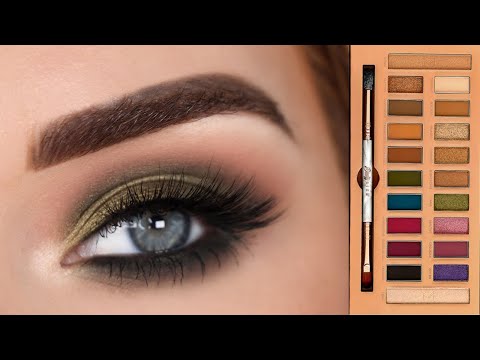 Olive Green Smokey Eyeshadow Tutorial